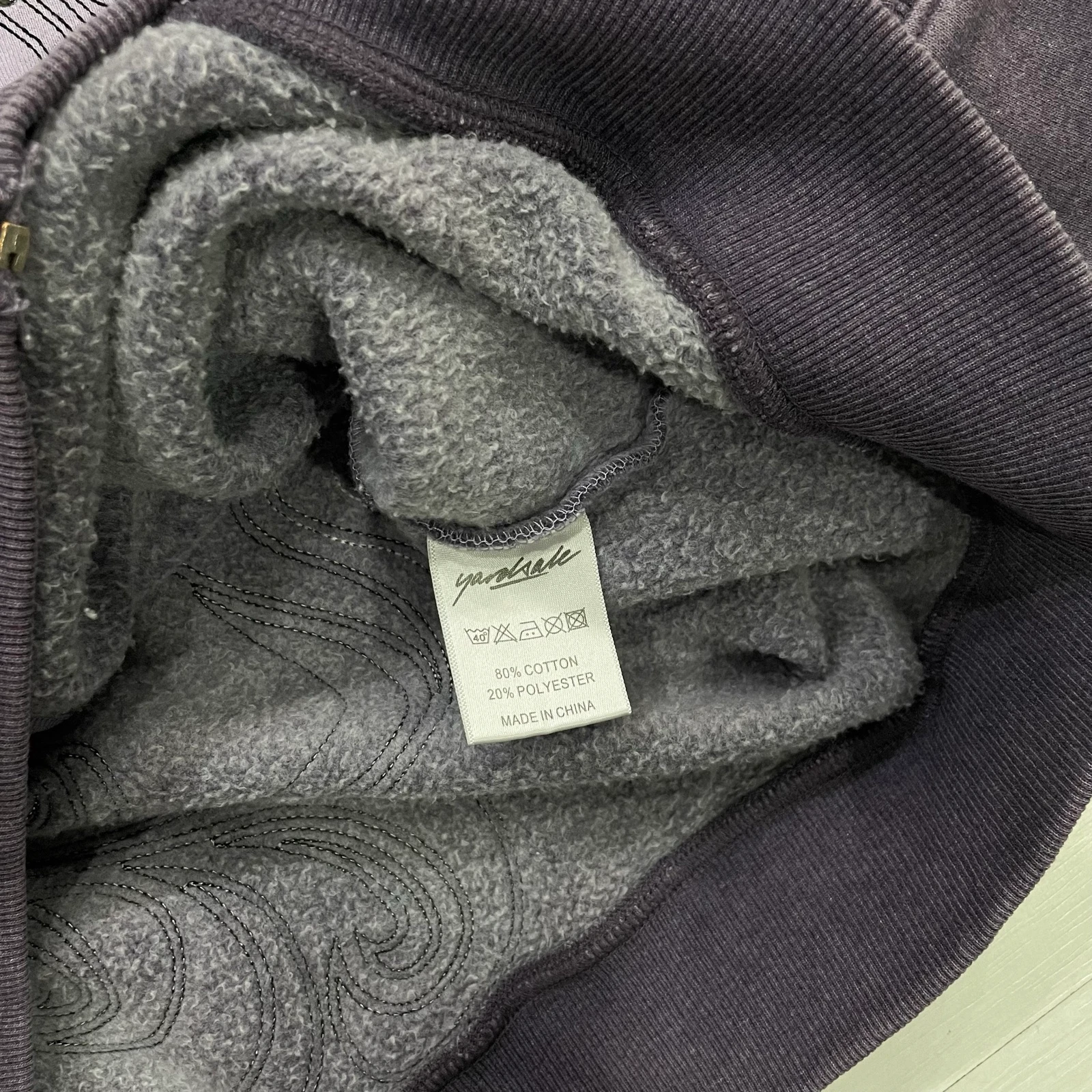 Yardsale - Ombre Zip Hoodie (Paars) – photo 6